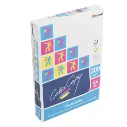 کاغذ A4 کالر کپی 300 گرمی بسته 125 عددی
