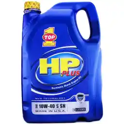 روغن موتور خودرو تاپ وان مدل HP Plus 10W-40 حجم 4 لیتر
