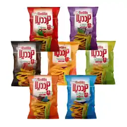 چیپس ذرت ترددیلا - 100 گرم بسته 7 عددی