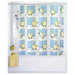 پرده حمام ونکو مدل Cat سایز 200x120 سانتی متر