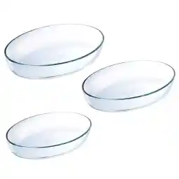 ظرف پخت پیرکس مدل سه تکه