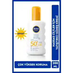 ضد آفتاب Nivea Spf 50 Sensitive Instant Protection 200 ml اسپری ضد آفتاب بسیار بالا