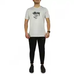 ست تیشرت شلوار ورزشی مردانه طرح نایک Just Do it KHS | طوسی روشن/مشکی