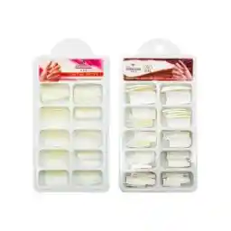 تیپ کاشت ناخن آیکونیک مدل TN-S بسته 50 عددی مجموعه 2 عددی