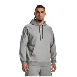 Gri Erkek Bol Kesim Sweatshirt 1379757-025 UA Rival Fleece Hoodie