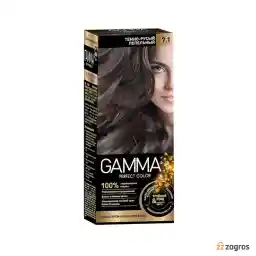 کیت رنگ مو گاما بلوند خاکستری تیره شماره 7.1