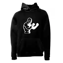 هودی ورزشی بوکس فشن لاین BOX 09 | مشکی/سفید