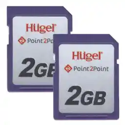 کارت حافظه SD هوگل مدل Point 2 Point 2 G کلاس 10 استاندارد UHS-I U3 سرعت 100MBps ظرفیت 2 گیگابایت بسته 2 عددی