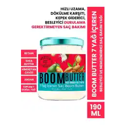 BOOM BUTTER 7 روغن مغذی و مرطوب کننده مراقبت از مو حاوی روغن 190 میلی لیتری