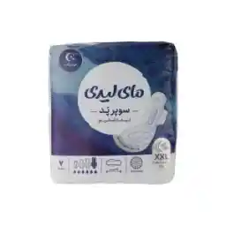 نوار بهداشتی مای لیدی سری Superpad Semi Thick سایز خیلی خیلی بزرگ بسته 7 عددی