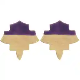 گوشواره فی بی طرح برگ انگور