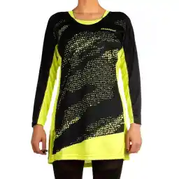 تونیک زنانه پینگ پنگ طرح دونیک مگا SMP | مشکی/زرد