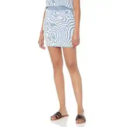 دامن مینی ژاکارد بافتنی آمی زنانه دراپ