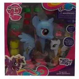 عروسک طرح اسب پونی کد XQB1167 ارتفاع 27 سانتی متر