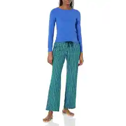 ست خواب شلوار فلانل و آستین بلند زنانه آمازون Essentials (موجود در سایز بزرگ)