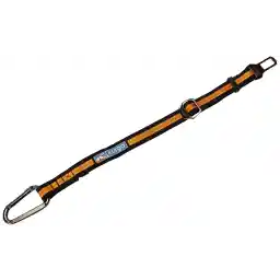 Kurgo مستقیم به زنجیر کمربند ایمنی، کمربند ایمنی ماشین یونیورسال برای سگ ها، با هر بند حیوان خانگی کار می کند، طول قابل تنظیم، مشکی/نارنجی