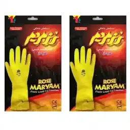دستکش آشپزخانه رزمریم سایز مدیوم بسته 2 عددی