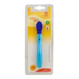 قاشق غذاخوری سیلیکون حرارتی بلیستر کودک سایز 1 (S) بیبی لند