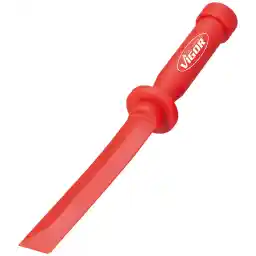 ViGOR lijmverwijderaar V2514 | Breedte snijvlak: 22 mm, bestand tegen oplosmiddelen, kan opnieuw worden geslepen met een vijl | Verwijderen van lijmgewichten van aluminium velgen op auto's en motoren