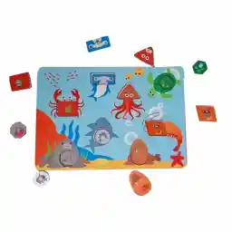 بازی آموزشی خانواده باهوش من مدل حیوانات دریایی