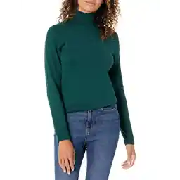 Amazon Essentials Women's Classic-Fit Lightweight Long-Sleeve Turtleneck Sweater (Available in Plus Size)