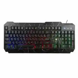 کیبورد مخصوص بازی بیاند مدل BGK-9500، سوییچ ممبران ، Full Size، نورپردازی LED RGB