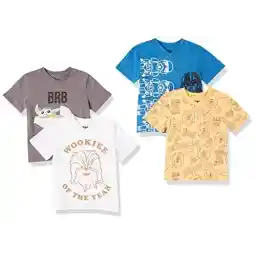Amazon Essentials Boys Short-Sleeve V-Neck T-Shirts