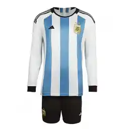 ست بلوز شورت فوتبال اول آرژانتین آدیداس | آبي/سفيد