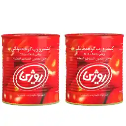 رب گوجه فرنگی روژین -800 گرم بسته 2 عددی