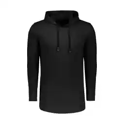 تی شرت کلاه دار مردانه باینت مدل 511-1 رنگ مشکی