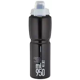 Elite Elite Jet Plus Drinkfles voor volwassenen, uniseks, zwart/grijs, 950 ml