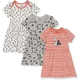 Amazon Essentials Disney | Marvel | Star Wars | Princess Babies, Toddlers, and Girls' Dresses, Pack of 3