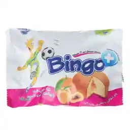 کیک پرتقال با مغزی زردآلو حاوی ویتامین دی و کلسیم بینگو مقدار 45 گرم