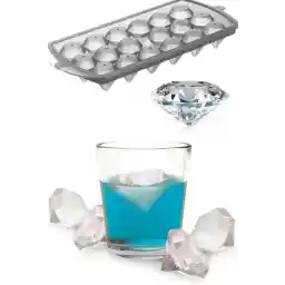 قالب یخ به شکل الماس شفاف 18 عددی