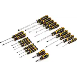 GEARWRENCH 20 Pc. Phillips/Slotted/Torx Dual Material Screwdriver Set - 80066H