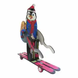 ساختنی خانواده باهوش من مدل ربومکانیک پنگوين اسکی باز