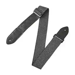 Amazon Basics Adjustable Guitar Strap For Electric/Acoustic Guitar/Bass - Includes 3 Pick Holders - Black