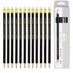 مداد مشکی ام اند جی مدل creativity بسته 12 عددی