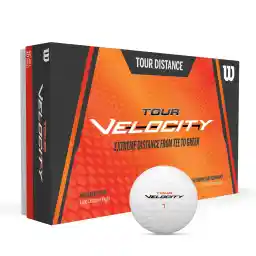Wilson Tour Velocity Distance 15-BALL WH golfbal voor volwassenen, uniseks