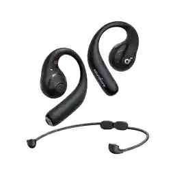 Soundcore by Anker AeroFit Pro Open-Ear Headphones, Ultra Comfort, Secure Fit, Ergonomic Design, Rich Sound with LDAC, Bluetooth 5.3, IP55 Water-Resistant, 46H Playtime, App Control, Wireless Earbuds
