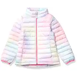 ژاکت پفی ساختگی سبک وزن ضد آب و مقاوم در برابر آب Amazon Essentials