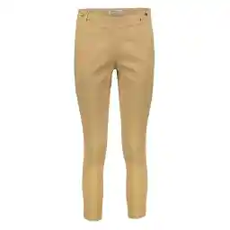 شلوار زنانه کتان ریون راسته جذب رنگ کاراملی مدل 236