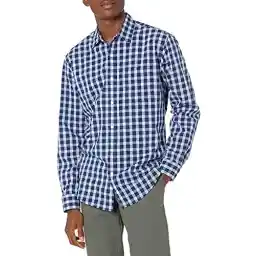 پیراهن پاپلین آستین بلند مردانه معمولی Amazon Essentials