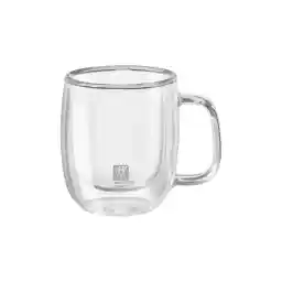 Zwilling Sorrento Çift Camlı Kulplu 2'li Espresso Bardak Seti, 80 ml