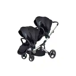 Prego 2071 Ibiza Pro Twin Baby Stroller-مشکی (فقط کالسکه کودک)