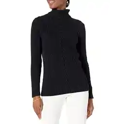 Amazon Essentials Women's Fisherman Cable Turtleneck Sweater (Available in Plus Size)