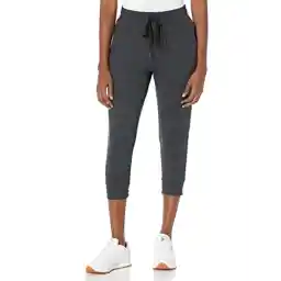 شلوار کششی زنانه Amazon Essentials Brushed Tech Crop Jogger (موجود در سایز بزرگ)