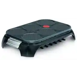 پنکیک و روکش نچسب تفال کرپ پارتی PY558813 ساخته شده از استیل ضد زنگ با ظرفیت 6 عدد پنکیک، پنکیک یا پنکیک