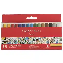 پاستل مومی 15 رنگ کارن داش مدل Permanent