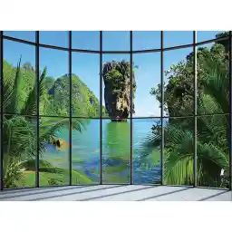 کاغذ دیواری 4 تکه 1وال مدل THAILAND-001